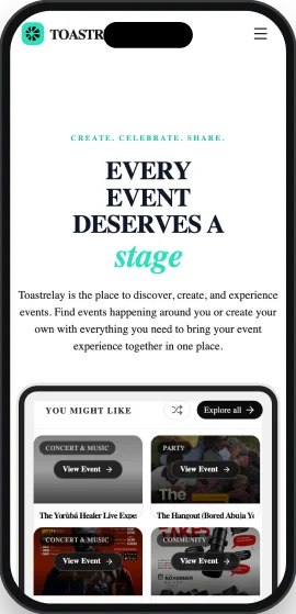 Toast Relay on mobile